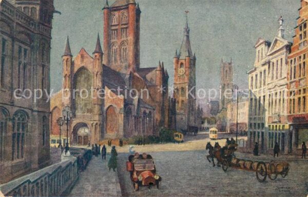 Gand Belgien Eglise Saint Nicolas le Beffroi Eglise