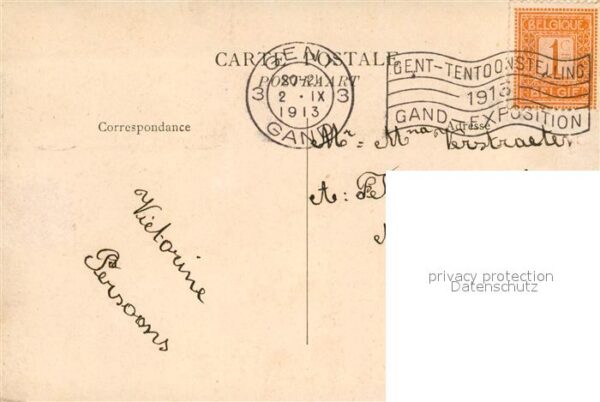 Gand Belgien Exposition Internationale Pavillon de l – Bild 2
