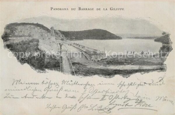 La Gileppe Panorama du Barrage et le Lac