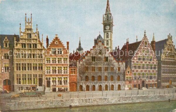 Gent Gand Flandre Giebelhäuser