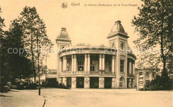 Gand Belgien Le Casino Ambulance de la Croix Rouge