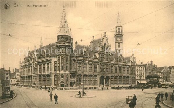 Gent Gand Flandre Het Postkantoor