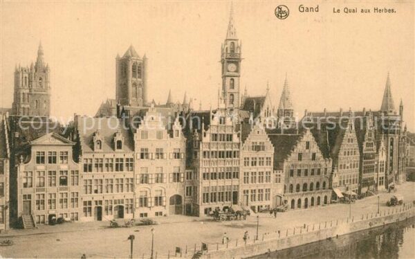 Gand Belgien Le Quai aux Herbes