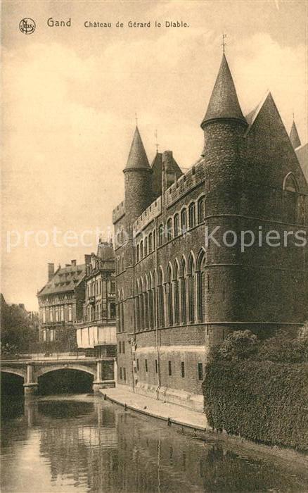 Gand Belgien Chateau de Gérard le Diable
