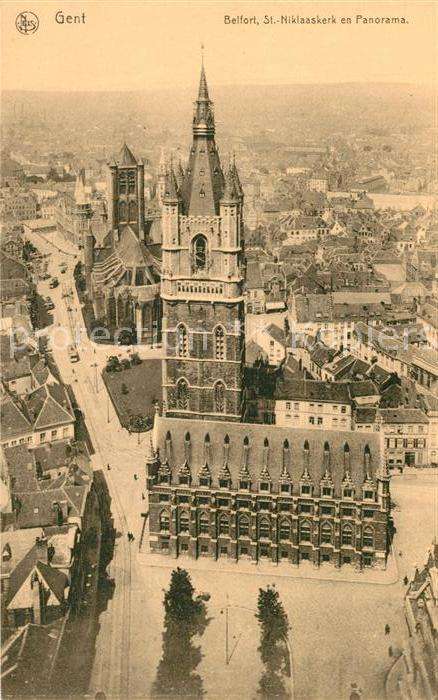 Gent Gand Flandre Belfort St Niklaaskerk