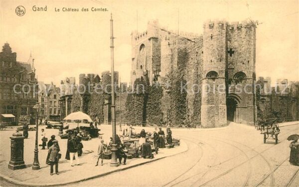 Gand Belgien Chateau des Comtes Schloss