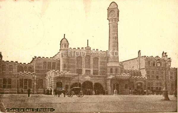 Gand Belgien La Gare Saint Pierre Bahnhof