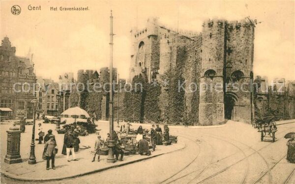 Gent Gand Flandre Gravenkasteel