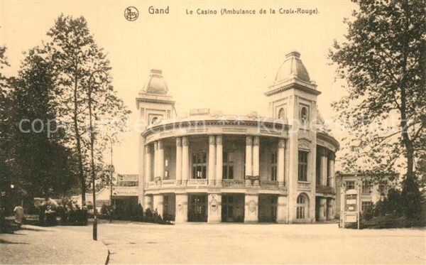 Gand Belgien le Casino Ambulance de la Croix Rouge