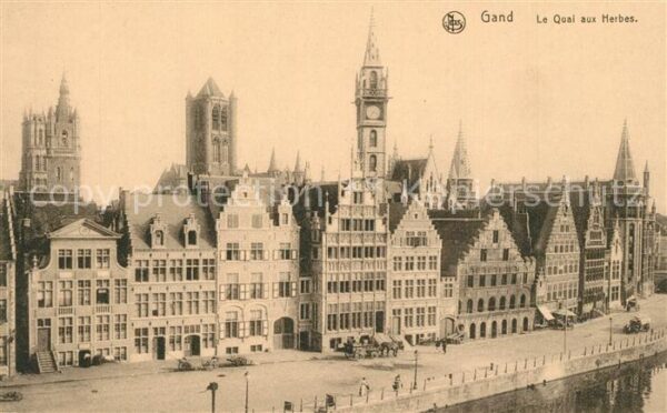 Gand Belgien Quai aux Herbes Serie 3 No 53