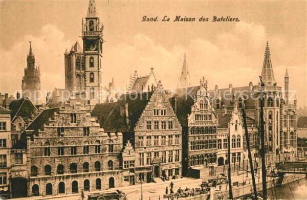 Gand Belgien La Maison des Bateliers