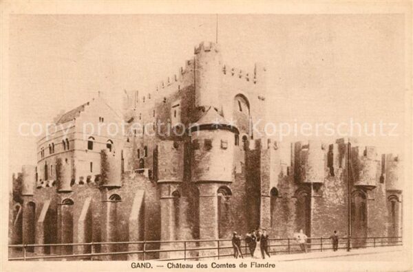 Gand Belgien Chateau des Comtes de Flandre