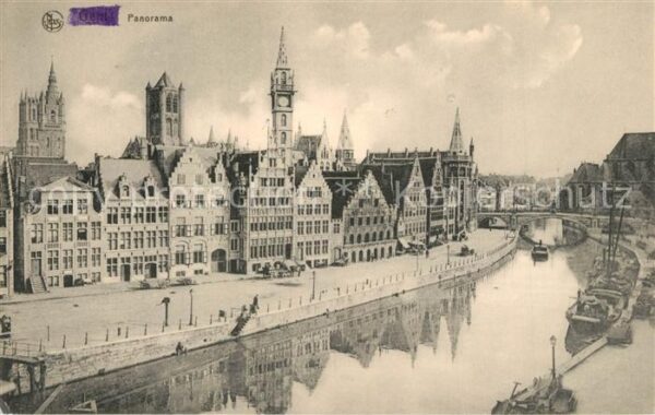 Gand Belgien Le Quai aux Herbes Serie 3 No 28