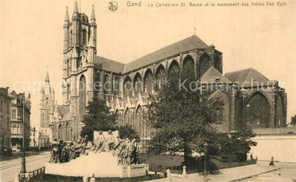 Gand Belgien La Cathedrale Saint Bavon Monument des