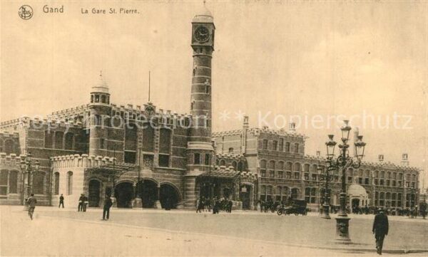 Gand Belgien La Gare Saint Pierre