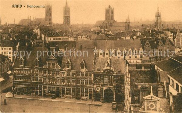 Gand Belgien Panorama
