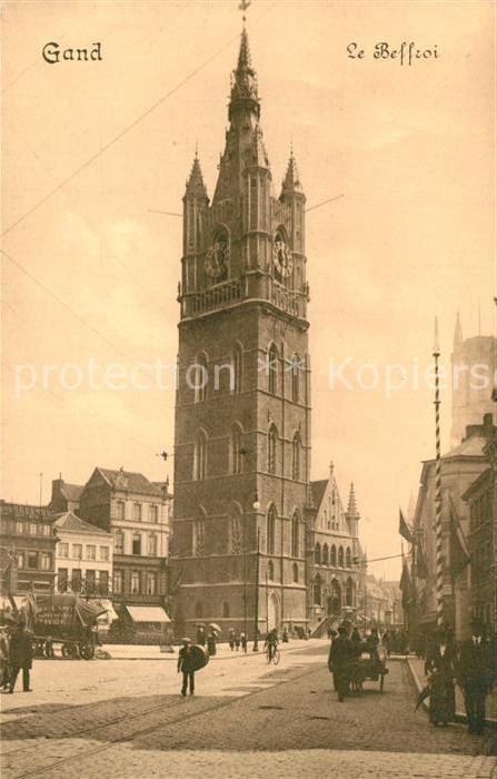 Gand Belgien Le Beffroi Glockenturm