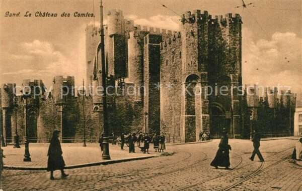 Gand Belgien Chateau des Comtes Schloss