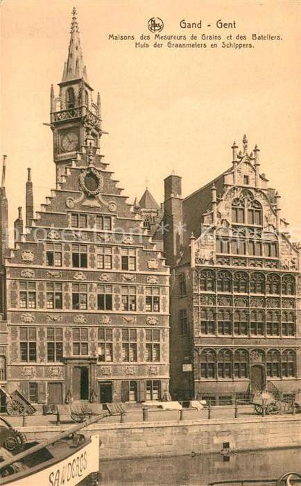 Gand Belgien Maisons des Mesureurs de Grains et des