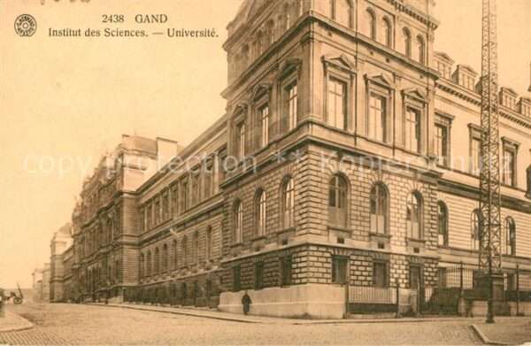 Gand Belgien Institut des Sciences Université