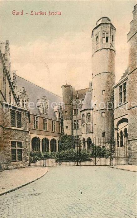 Gand Belgien L'arrière faucille Tour