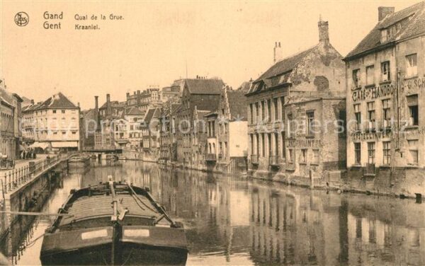 Gand Belgien Quai de la Grue