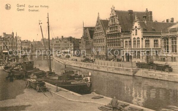 Gand Belgien Quai aux Herbes Serie 3 No 42