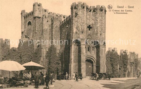 Gand Belgien Chateau des Comtes Serie 3 No 10