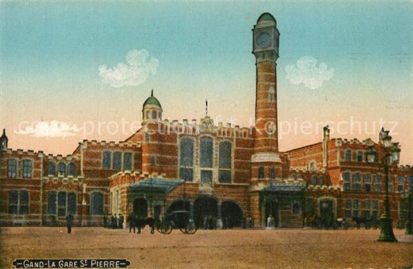 Gand Belgien La Gare Saint Pierre Bahnhof
