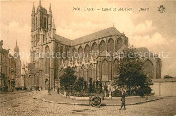 Gand Belgien Eglise de Saint Bavon Chevet