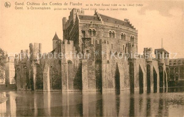 Gand Belgien Chateau des Comtes de Flandre