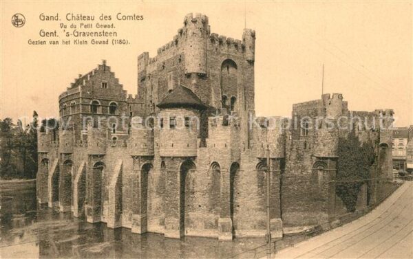 Gand Belgien Chateau des Comtes Schloss