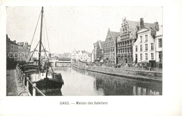 Gand Belgien Maison des Bateliers