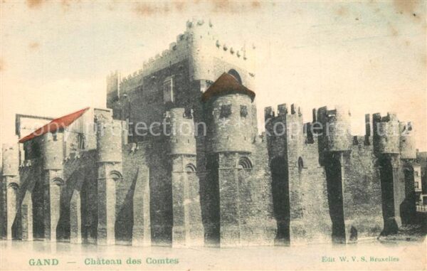 Gand Belgien Chateau des Comtes Schloss