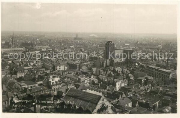 Anvers Antwerpen Panorama de la ville