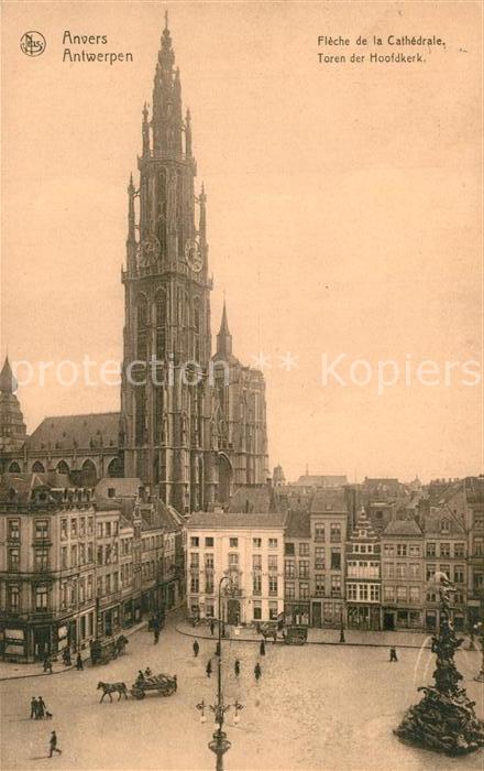 Anvers Antwerpen Fleche de la Cathedrale Kathedrale