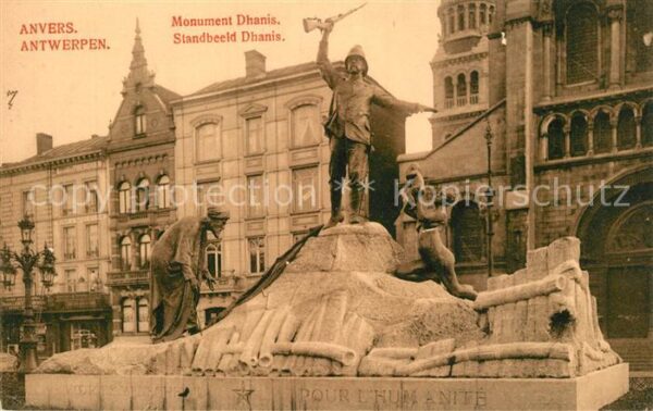 Anvers Antwerpen Monument Dhanis