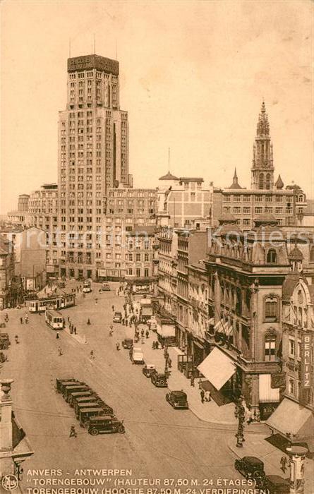 Anvers Antwerpen Torengebouw