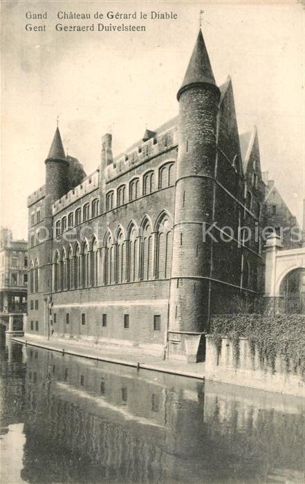Gand Belgien Chateau de Gérard le Diable