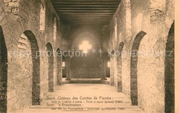 Gand Belgien Chateau des Comtes de Flandre Salle du