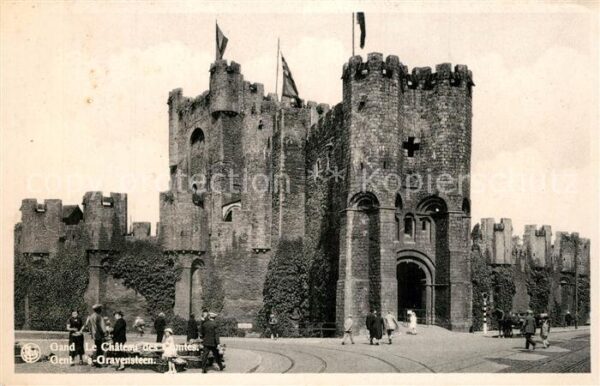 Gand Belgien Chateau des Comtes de Flandre