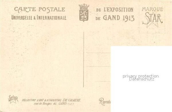 Gand Belgien Exposition Universelle de Gand Pavillon – Bild 2