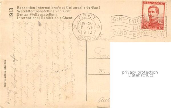 Gand Belgien Exposition Internationale et Universell – Bild 2