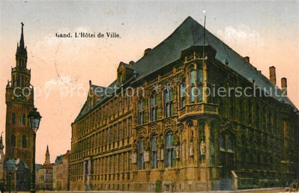 Gand Belgien Hotel de Ville