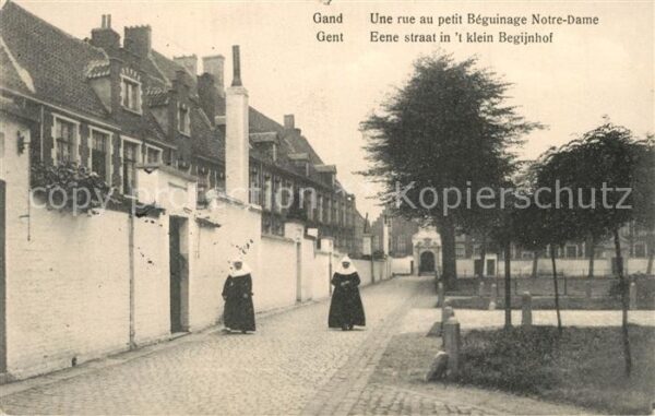 Gand Belgien Rue au petit Béguinage Notre Dame
