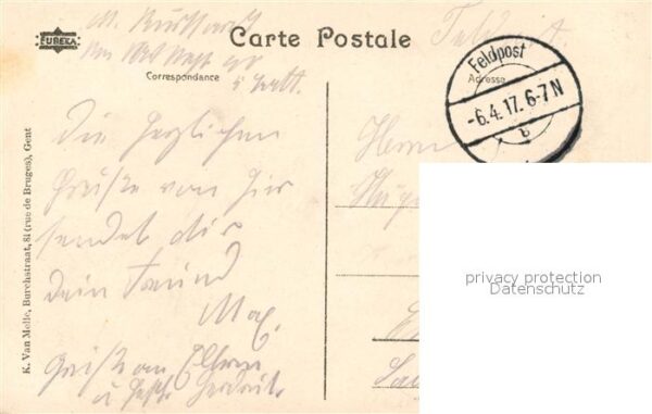 Gand Belgien Rue au petit Béguinage Notre Dame – Bild 2