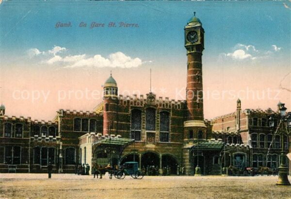 Gand Belgien La Gare Saint Pierre Bahnhof