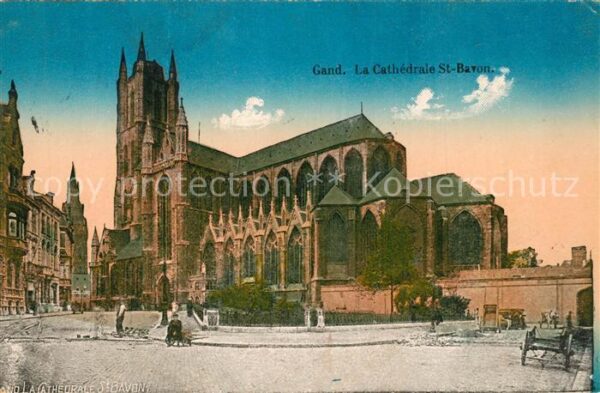 Gand Belgien Cathedrale Saint Bavon