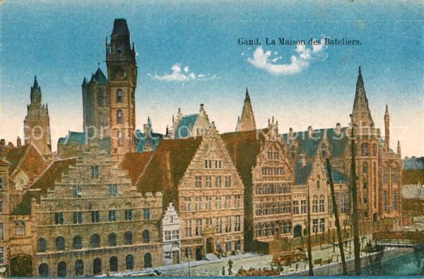 Gand Belgien La Maison des Bateliers