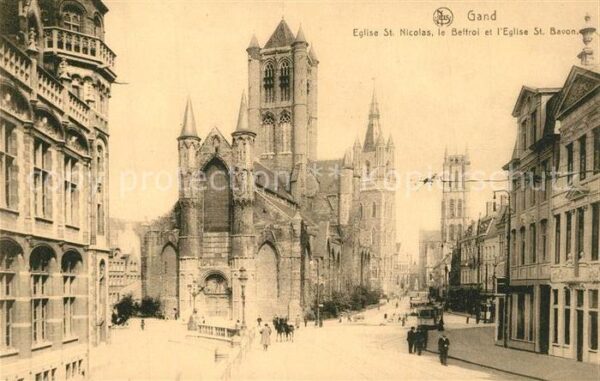 Gand Belgien Eglise Saint Nicolas le Beffroi Eglise
